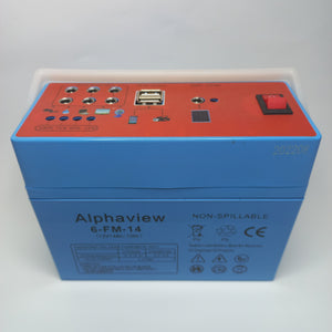 ALPHAVIEW 6-FM-14 12V 14Ah LITHIUM BATTERY