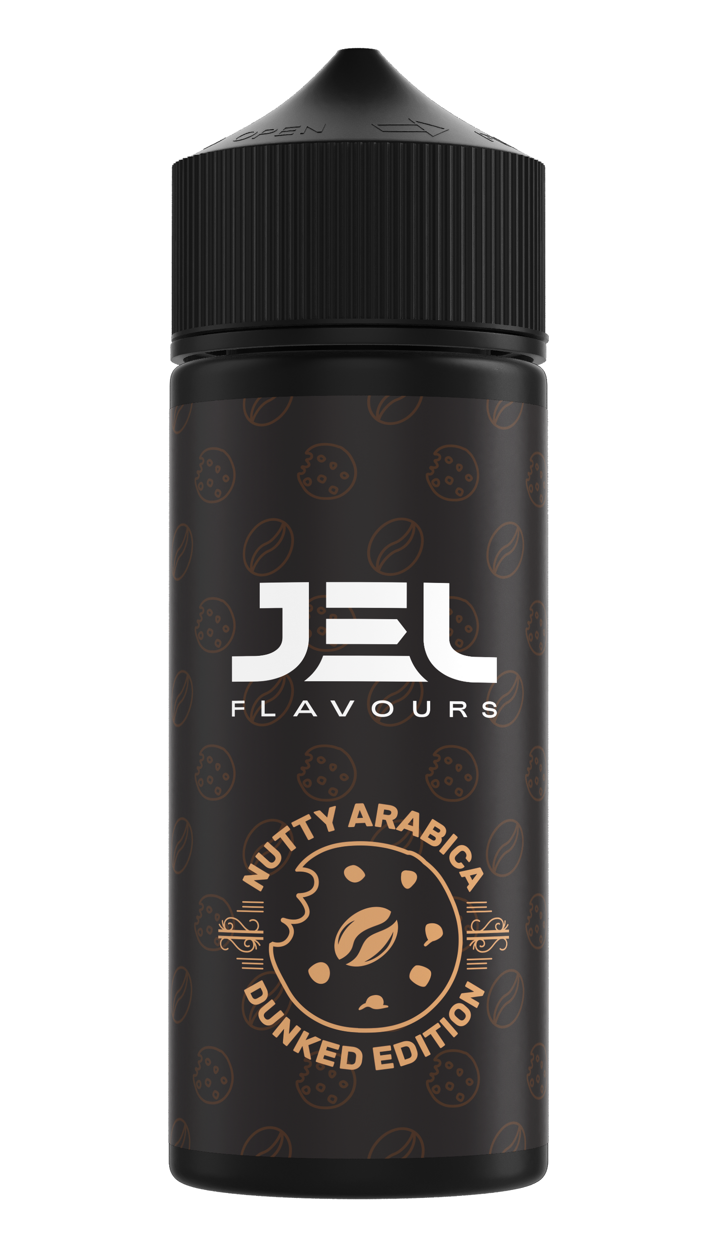 J E L Nutty Arabica Dunked 120ml long fill