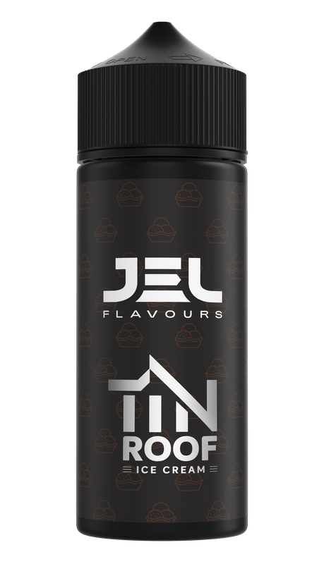 J E L Tin Roof Ice Cream 120ml long fill