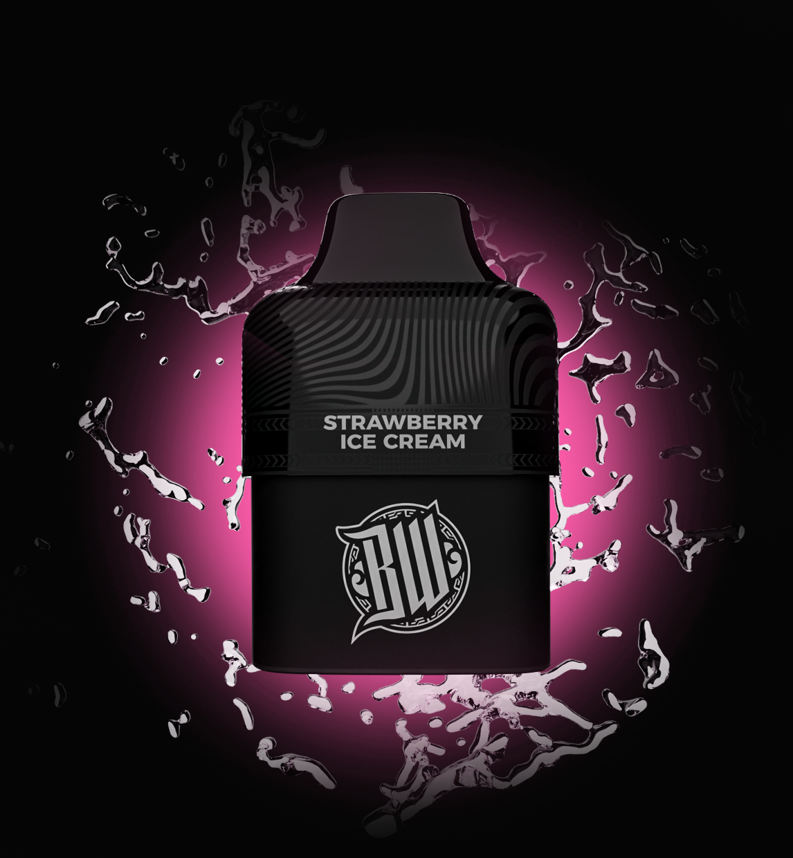 Bewolk Industries Pod Strawberry Ice Cream