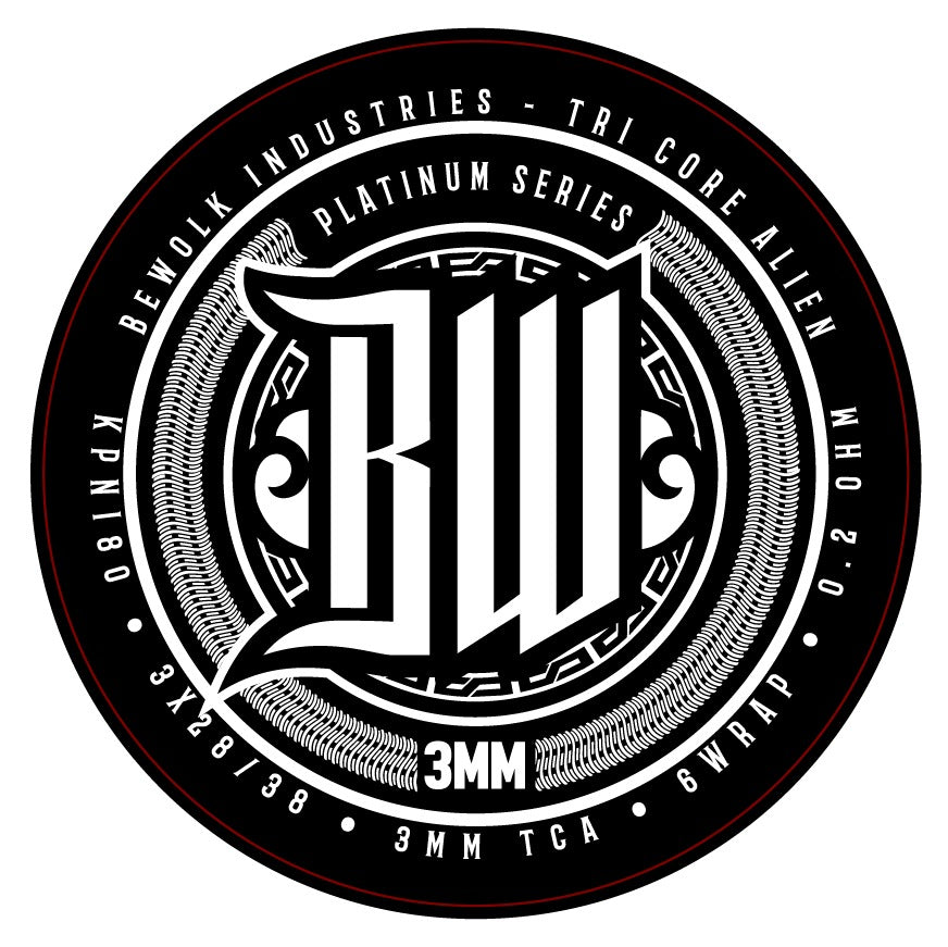 Bewolk Industries Tri-Core Alien Platinum 3.0mm