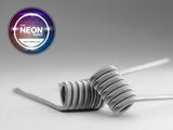 Cloud Faction Neon Series Fused Clapton 28ga*2/38ga (1 Set) 2,5 ID, 6Wrap Coils Vape Vapor 