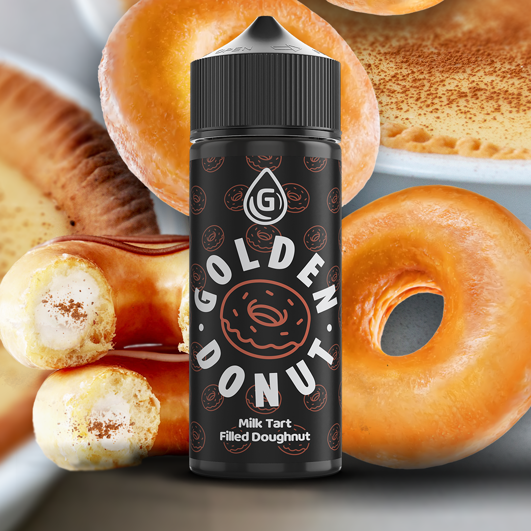 G Drops Golden Donut Milk Tart Filled Doughnt