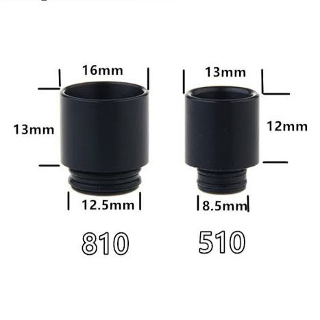 810 and 510 Drip Tip Dimensions | Mouth piece | Vape
