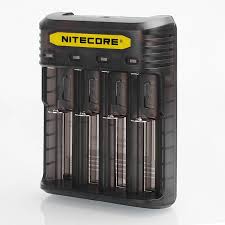 Nitecore Q4 four-bay intelligent battery charger in black